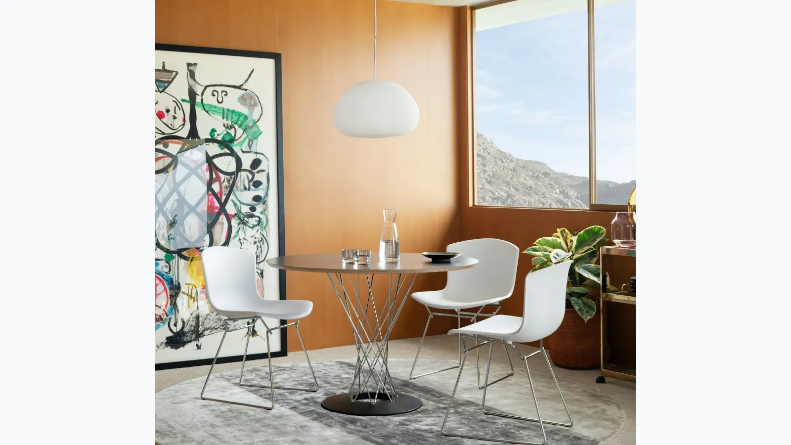 Bertoia Molded Shell Side Chair by Knoll.