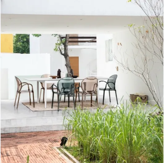 Camilla chair in polycarbonate by Bizzotto.