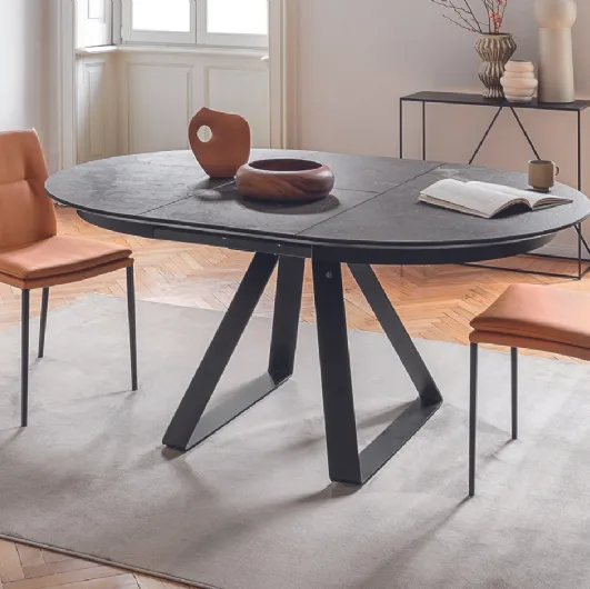 Carmen Large eco-leather chair by Calligaris