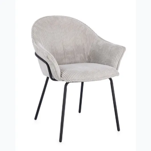Cassidy fabric chair by Bizzotto