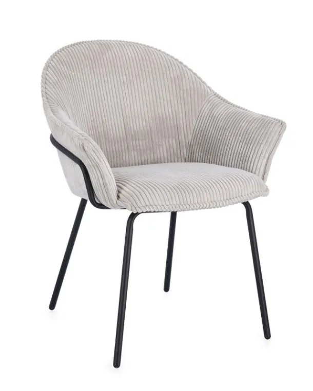 Cassidy fabric chair by Bizzotto