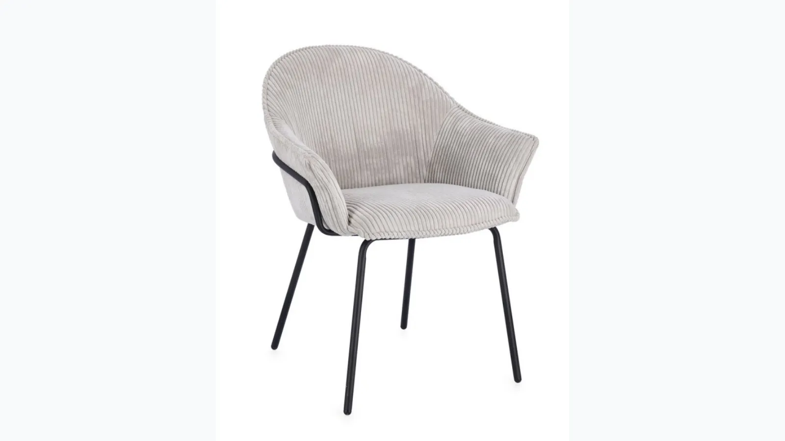 Cassidy fabric chair by Bizzotto