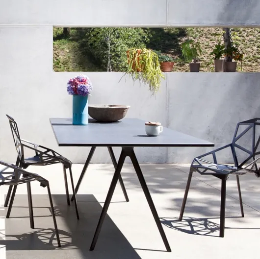 Chair One aluminum die-cast chair by Magis