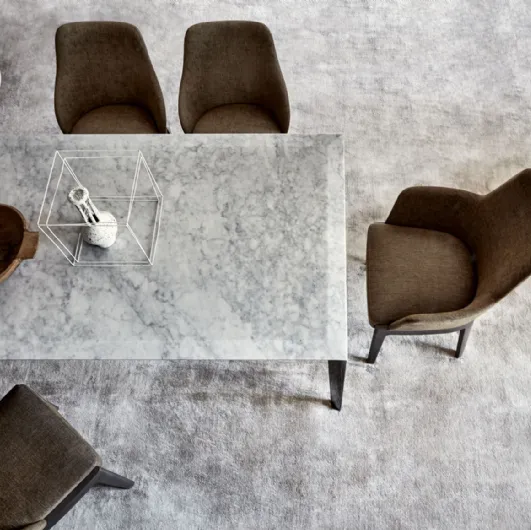 Fabric chair with or without arms Chelsea by Molteni & C