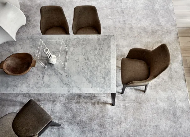 Fabric chair with or without arms Chelsea by Molteni & C