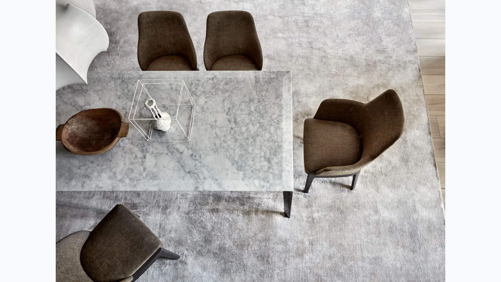 Fabric chair with or without arms Chelsea by Molteni & C