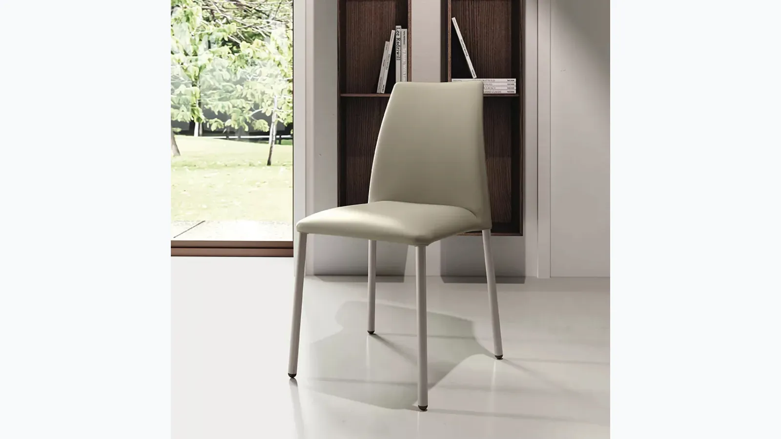 Cherry Chair upholstered in Ingenia eco-leather