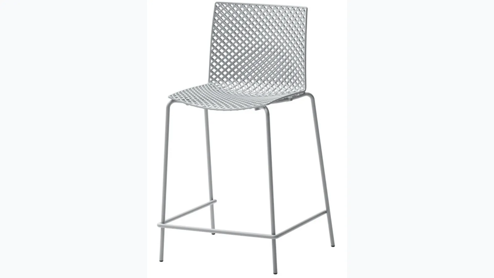 City stool in technopolymer with metal structure by Veneta Cucine.