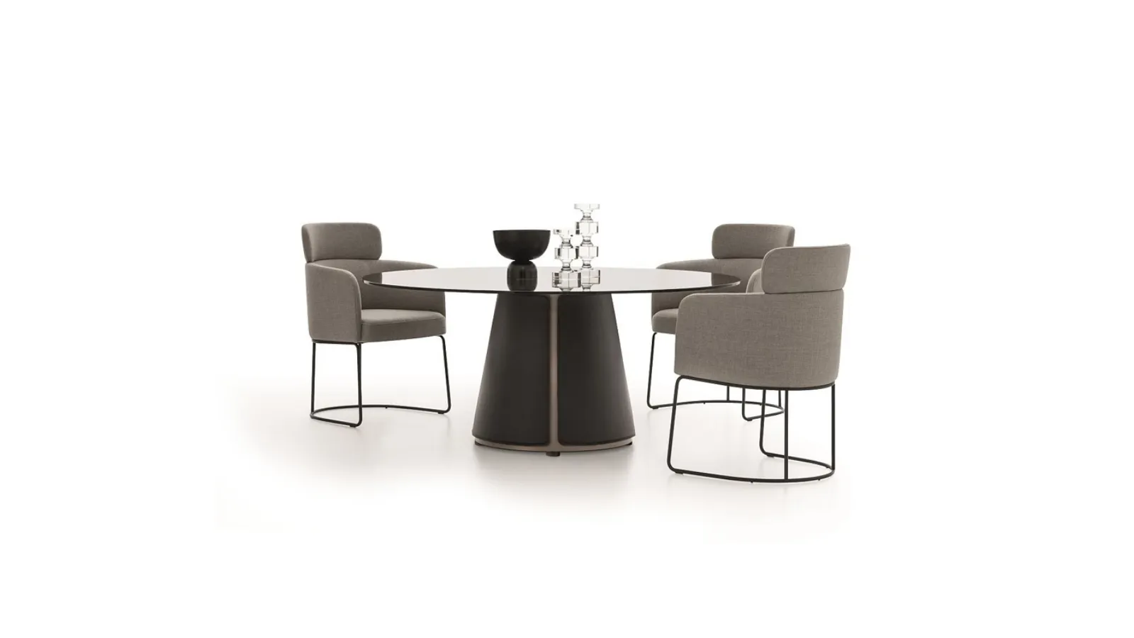 Chair in fabric with armrests Claire by Ditre Italia