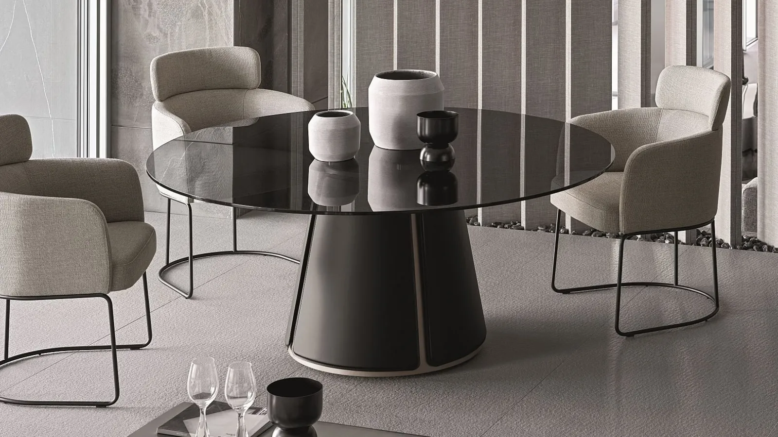 Fabric armchair Claire by Ditre Italia