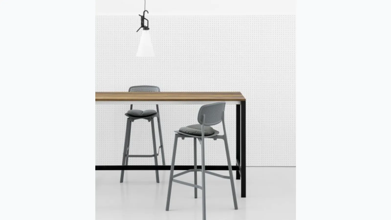 Colander OUT polypropylene stool by Kristalia.