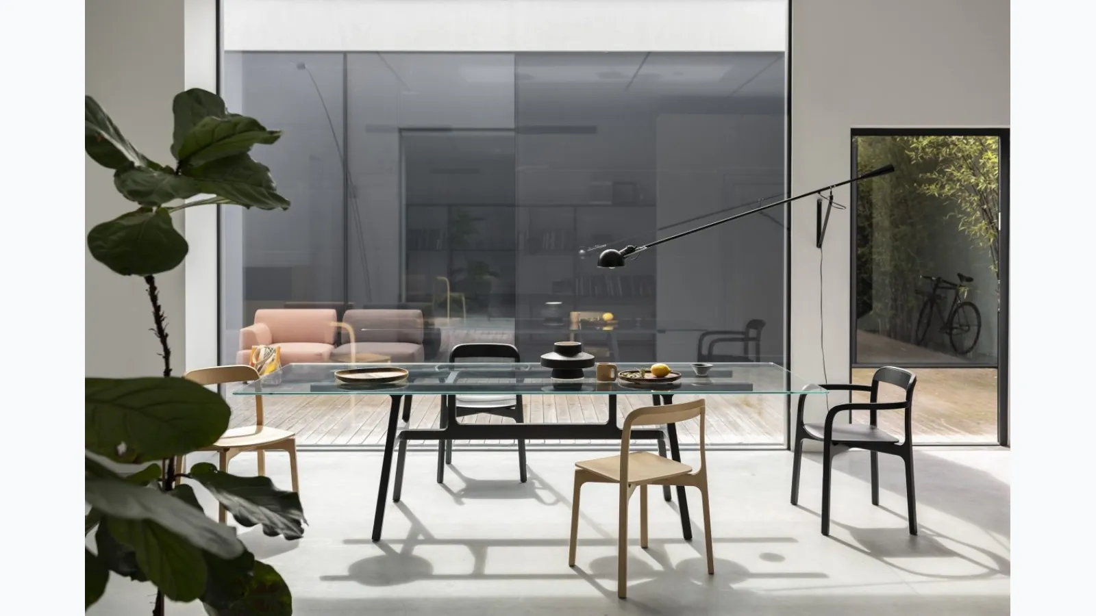 Stackable Chair Contorna by Kristalia