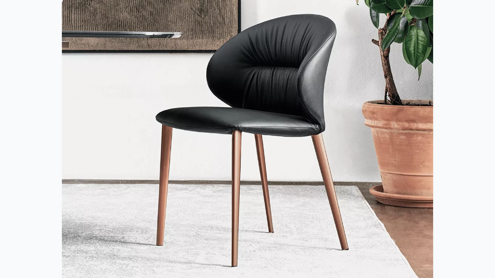 Drop chair by Bontempi