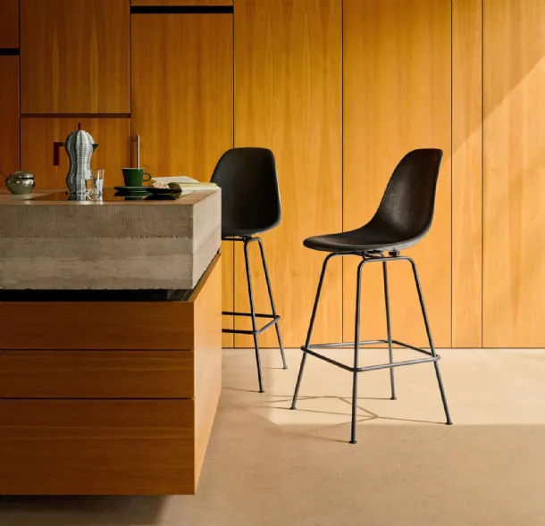 Eames Fiberglass Stool Medium by Vitra.