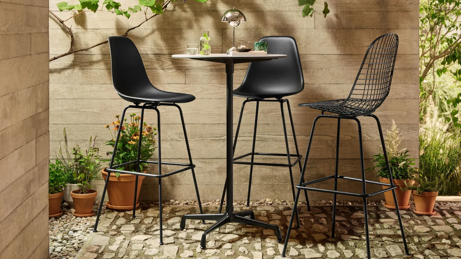 Eames Plastic Stool RE High by Vitra