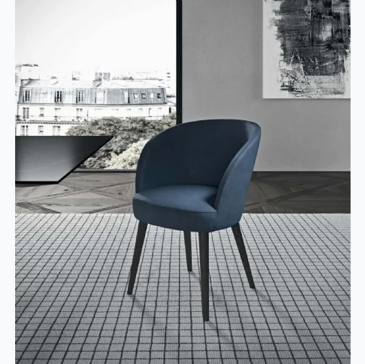 Evia leather chair by Presotto.