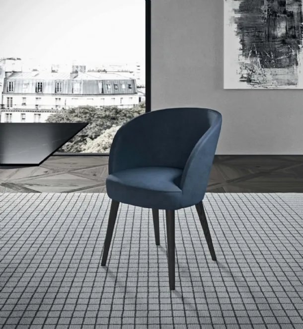 Evia leather chair by Presotto.