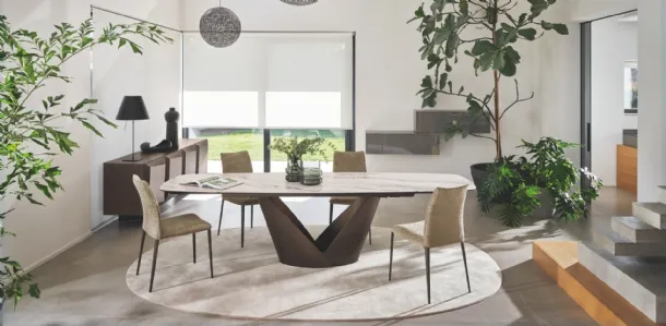 Fay padded chair by Calligaris