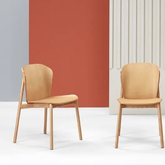 Finn All Wood wooden chair without armrests by Scab Design