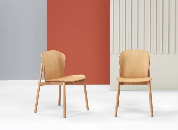Finn All Wood wooden chair without armrests by Scab Design