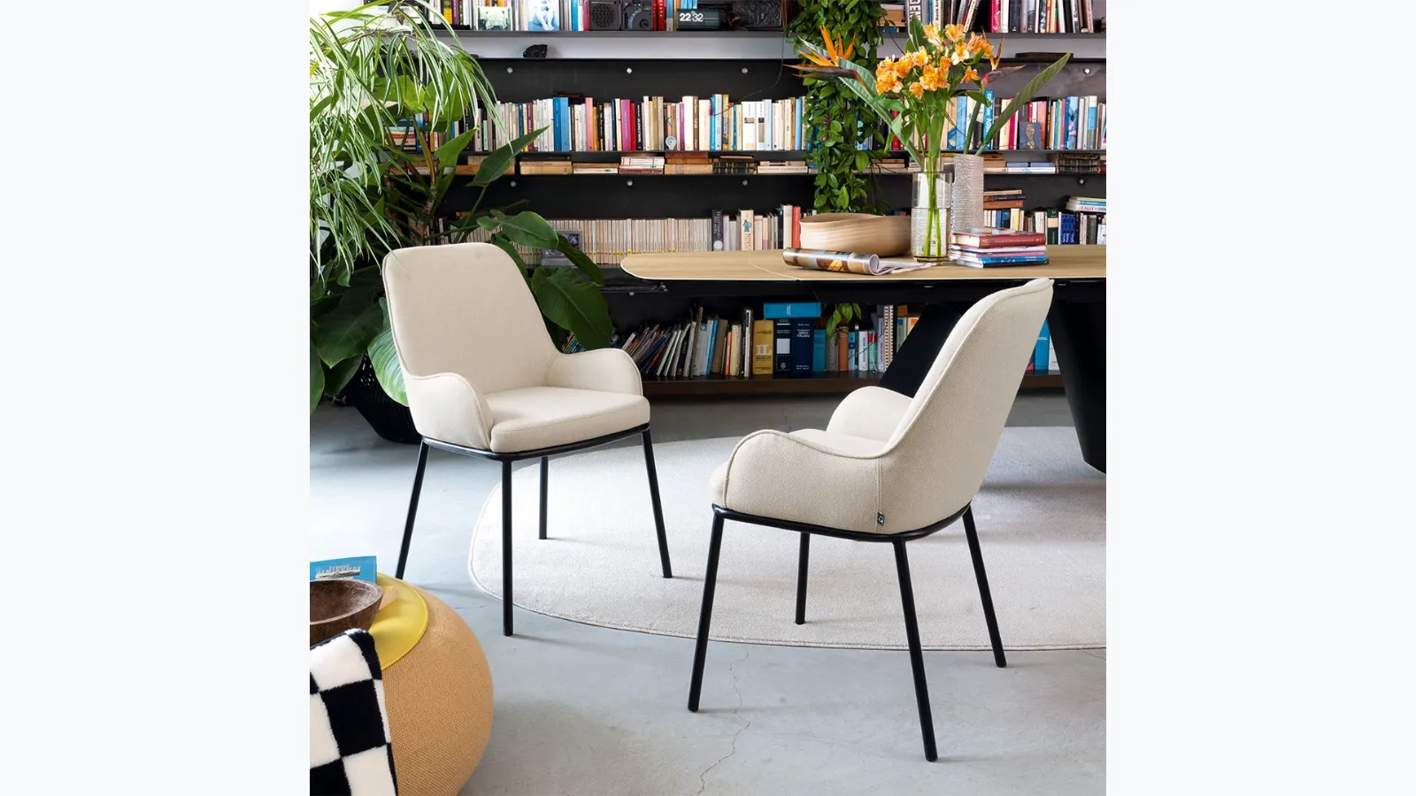 Flair Upholstered Chair by Connubia