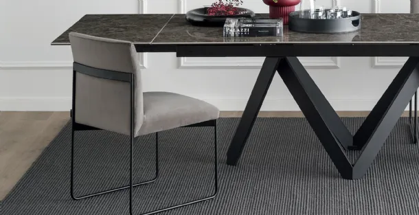 Calligaris Gala padded chair.