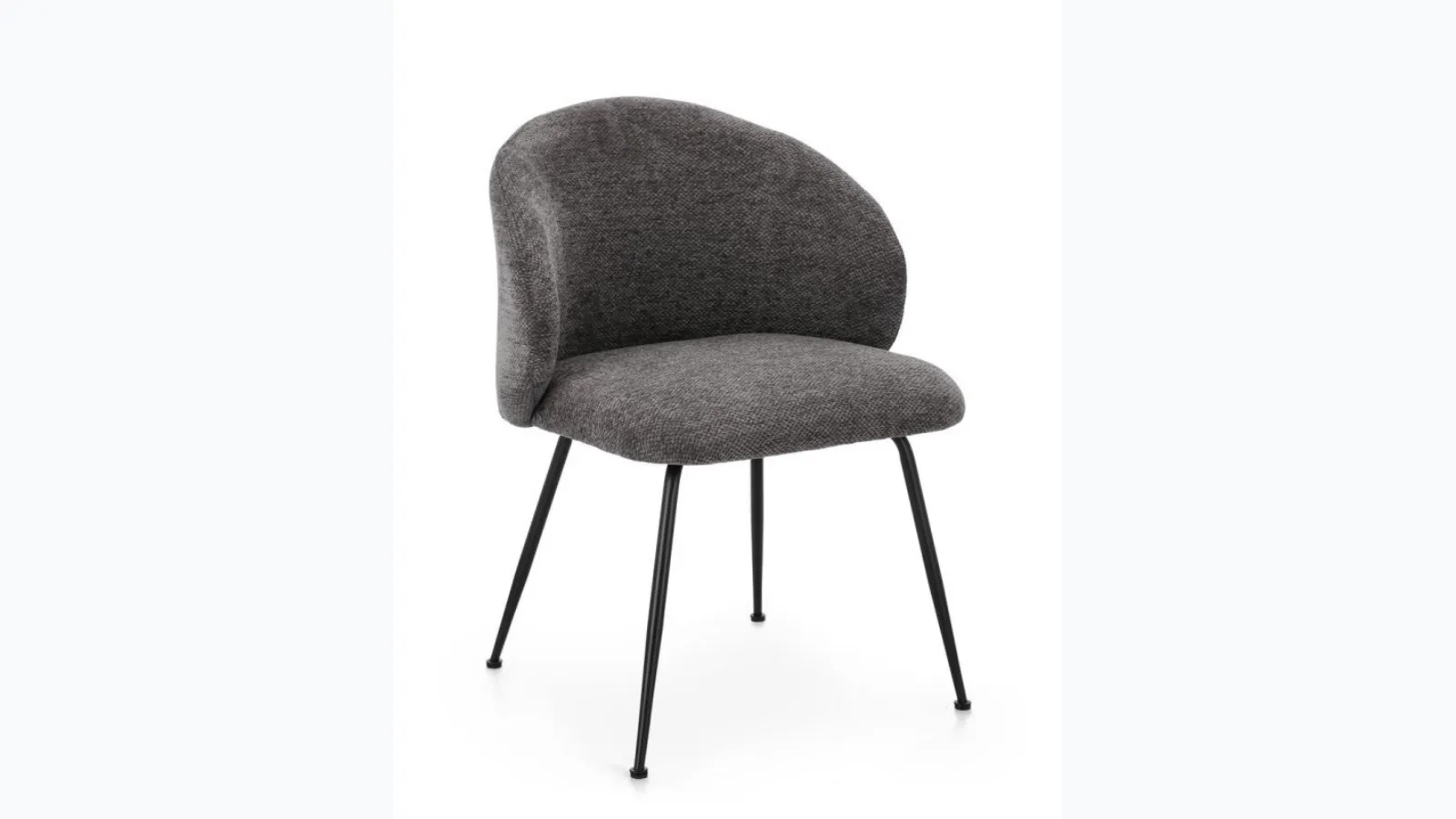 Gesien chair in upholstered fabric by Bizzotto