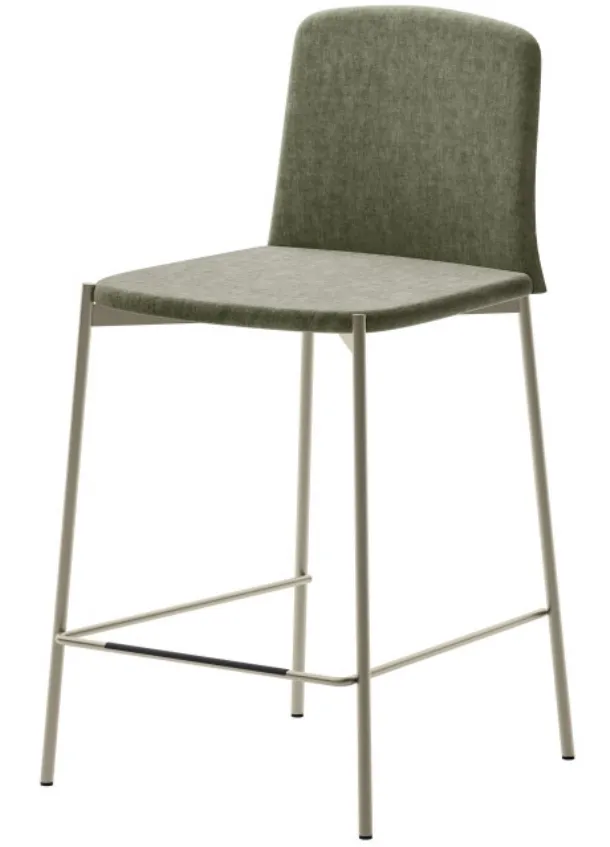Jar fabric stool by Veneta Cucine.