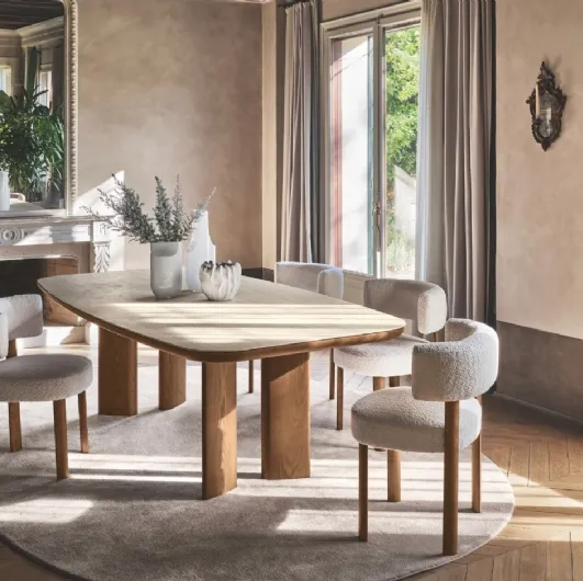 Glen fabric chair by Calligaris