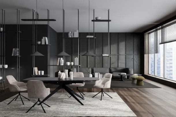 Grant fabric chair by Bizzotto.