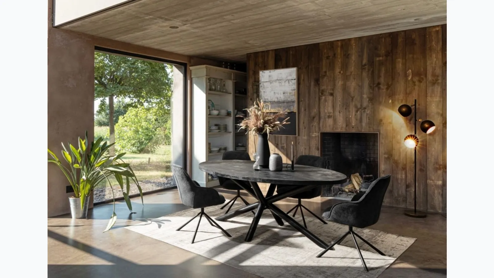 Grant fabric chair by Bizzotto