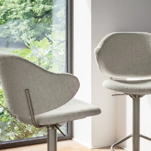 Holly fabric stool by Calligaris