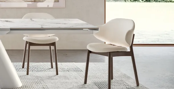Holly fabric chair by Calligaris.