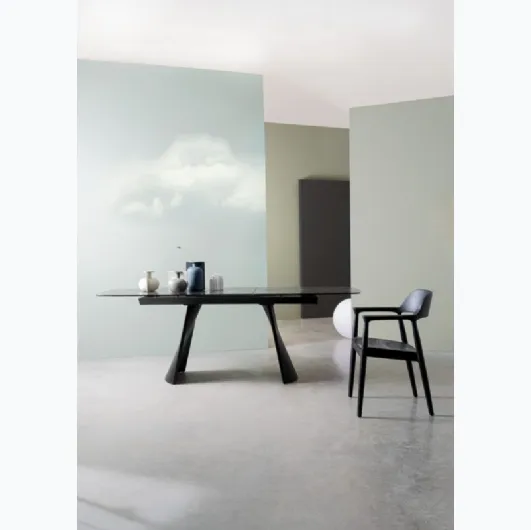 Idris teak wood chair by Bizzotto.