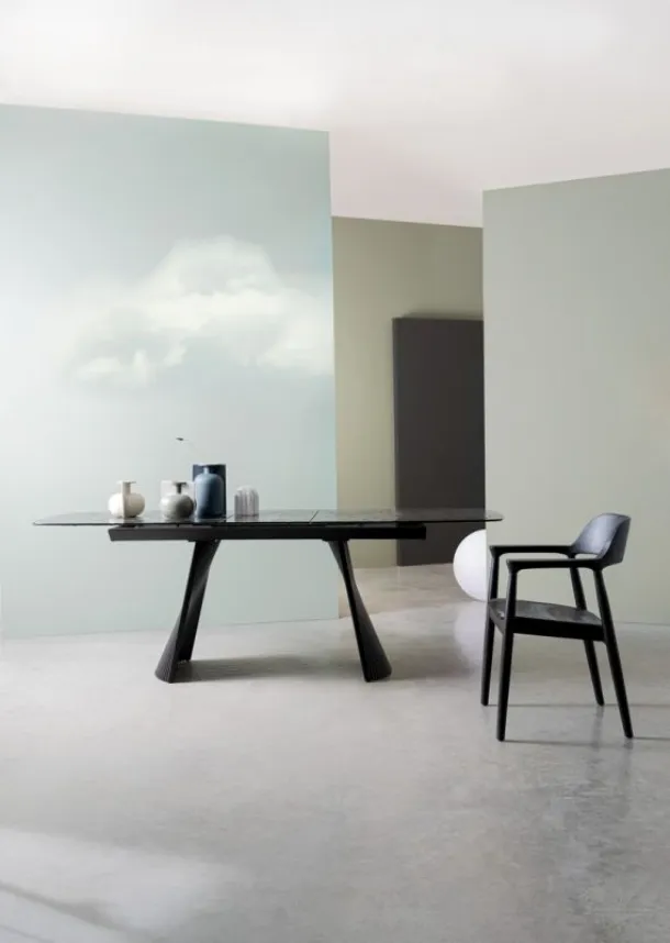 Idris teak wood chair by Bizzotto.