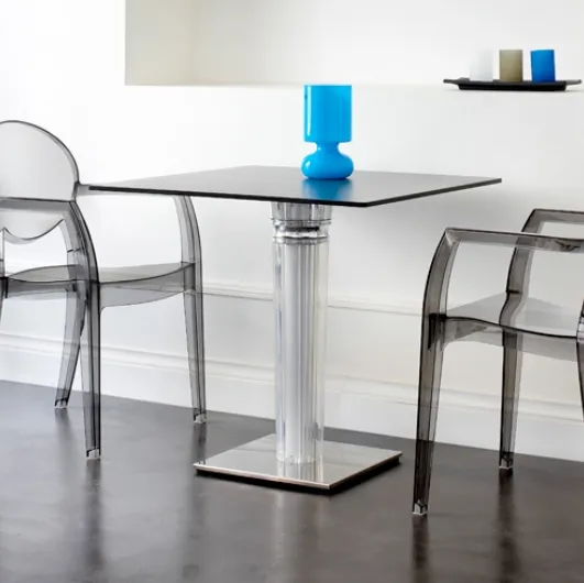 Stackable chair in transparent polycarbonate Igloo by Scab Design