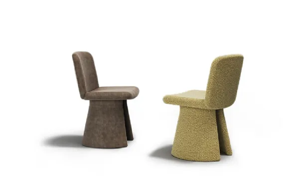 Ila chair in fabric or leather by Alivar.