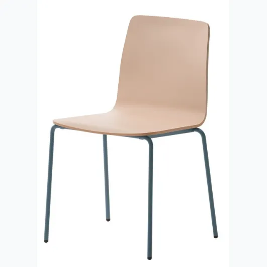 Inga chair in technopolymer with a steel structure by Veneta Cucine.