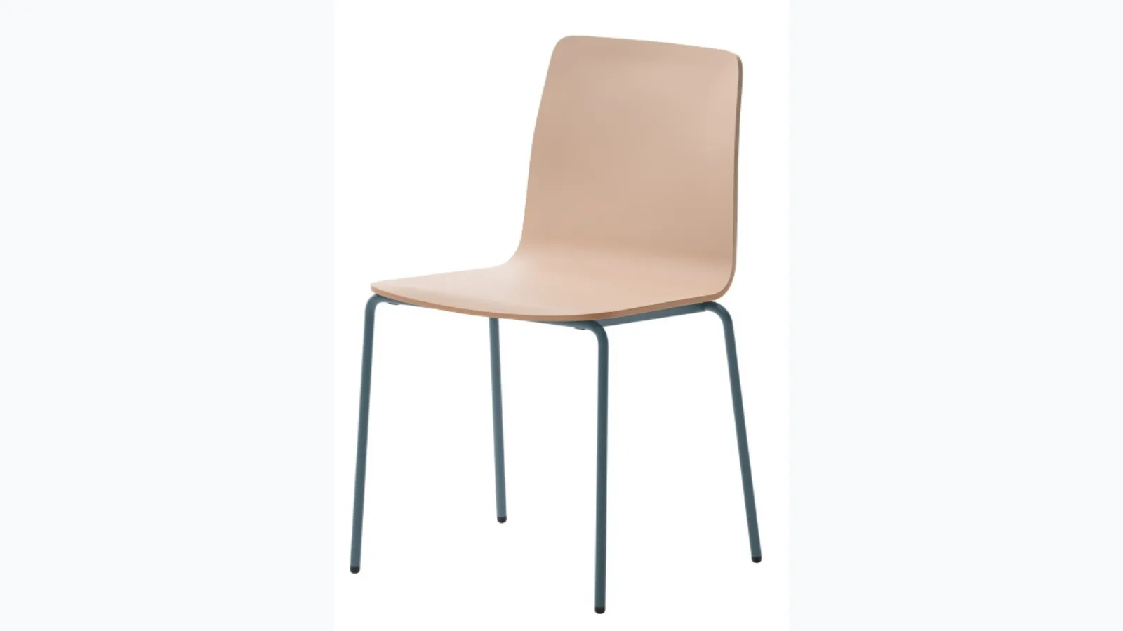 Inga chair in technopolymer with a steel structure by Veneta Cucine.