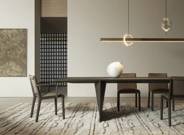 Janet leather chair by Molteni & C