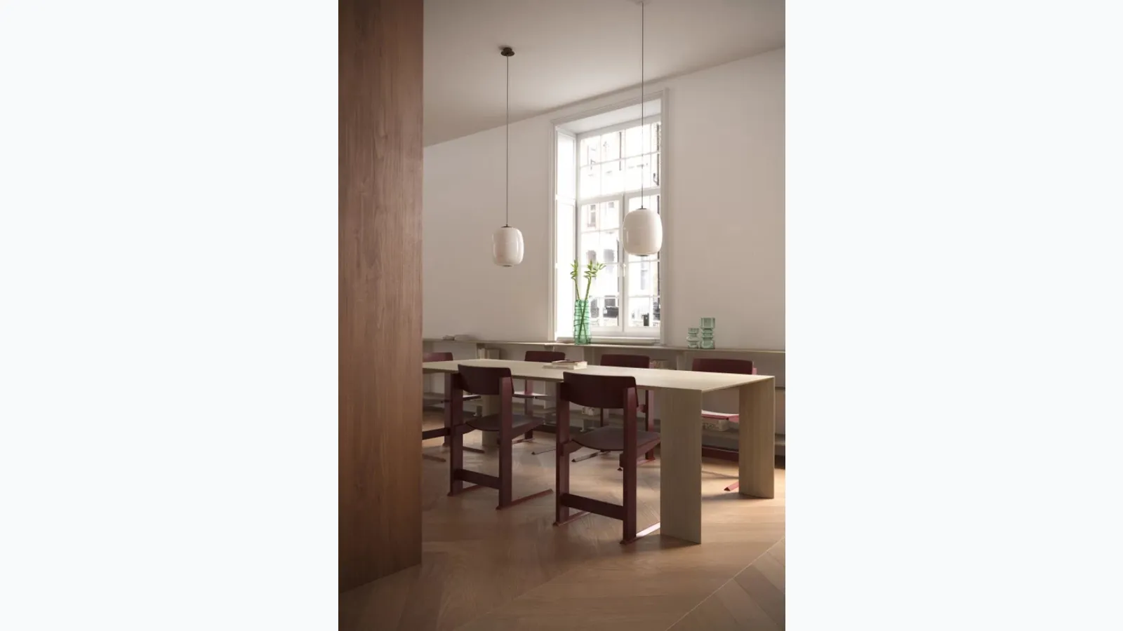 Lira wooden chair by Alias