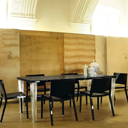 Stackable chair Lizz by Kartell