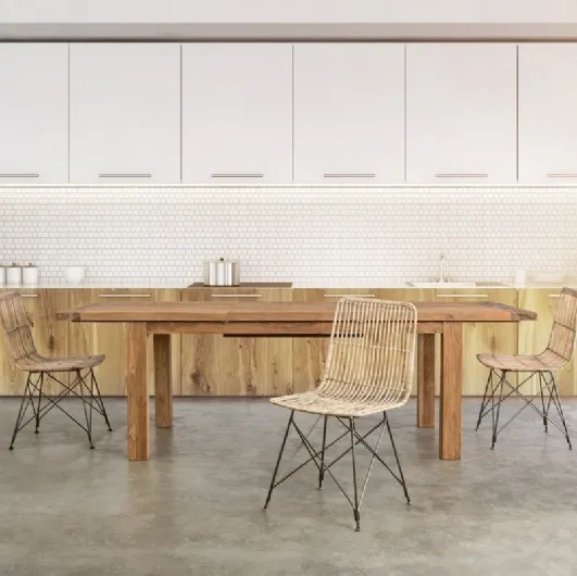 Lucila Kubu chair in rattan by Bizzotto.