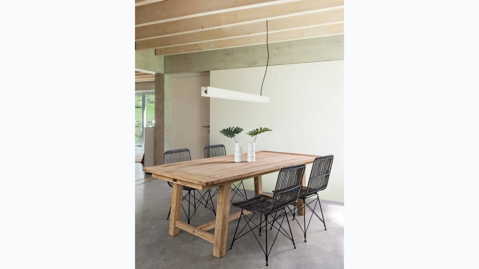 Lucila Kubu chair in rattan by Bizzotto.
