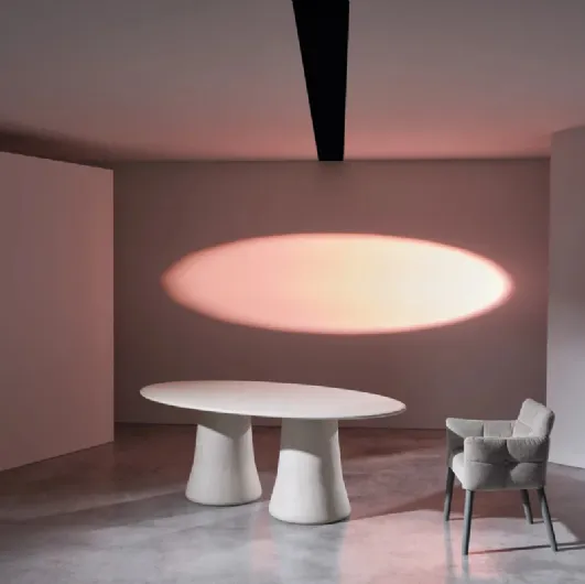 Mae padded chair by Gervasoni