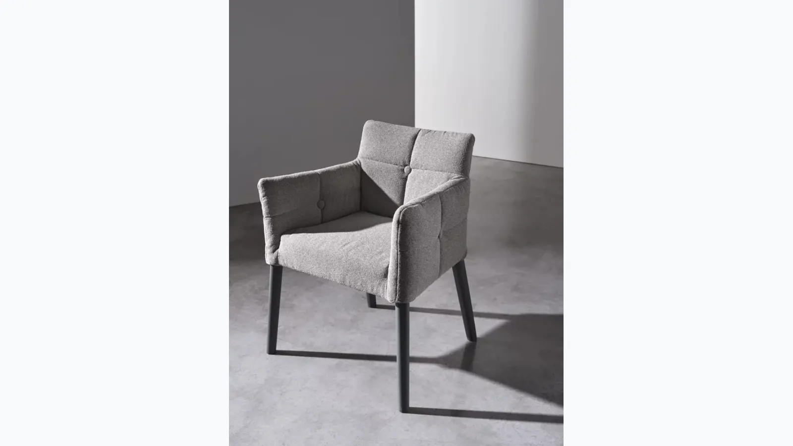 Mae padded chair by Gervasoni