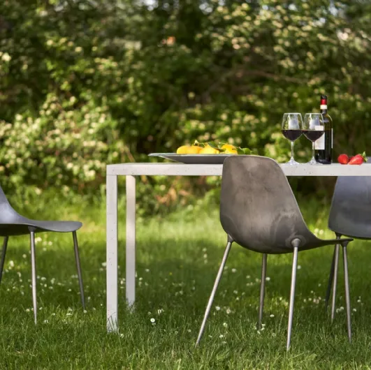 Mammamia Raw aluminum chair by Opinion Ciatti