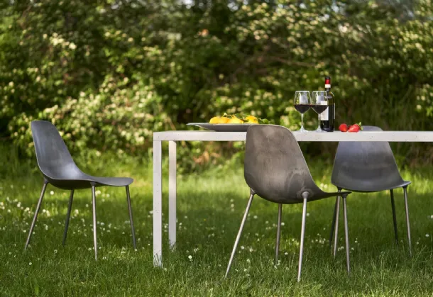 Mammamia Raw aluminum chair by Opinion Ciatti