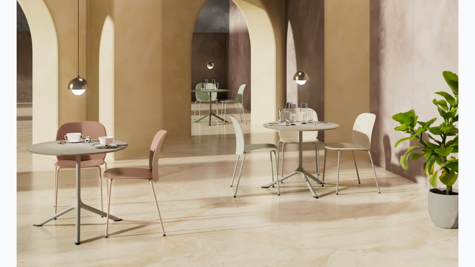 Chair Mentha in technopolymer by Scab Design