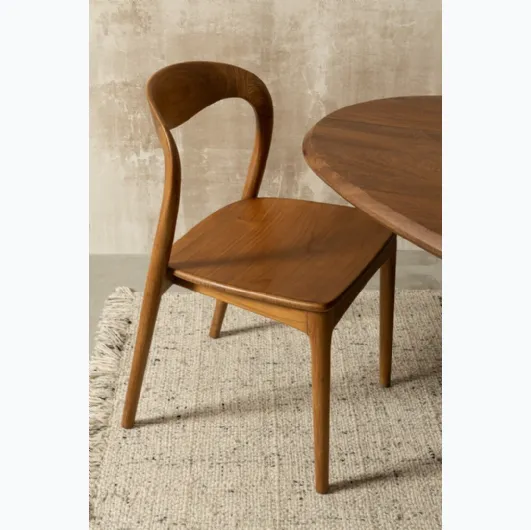 Miley natural teak chair by Bizzotto